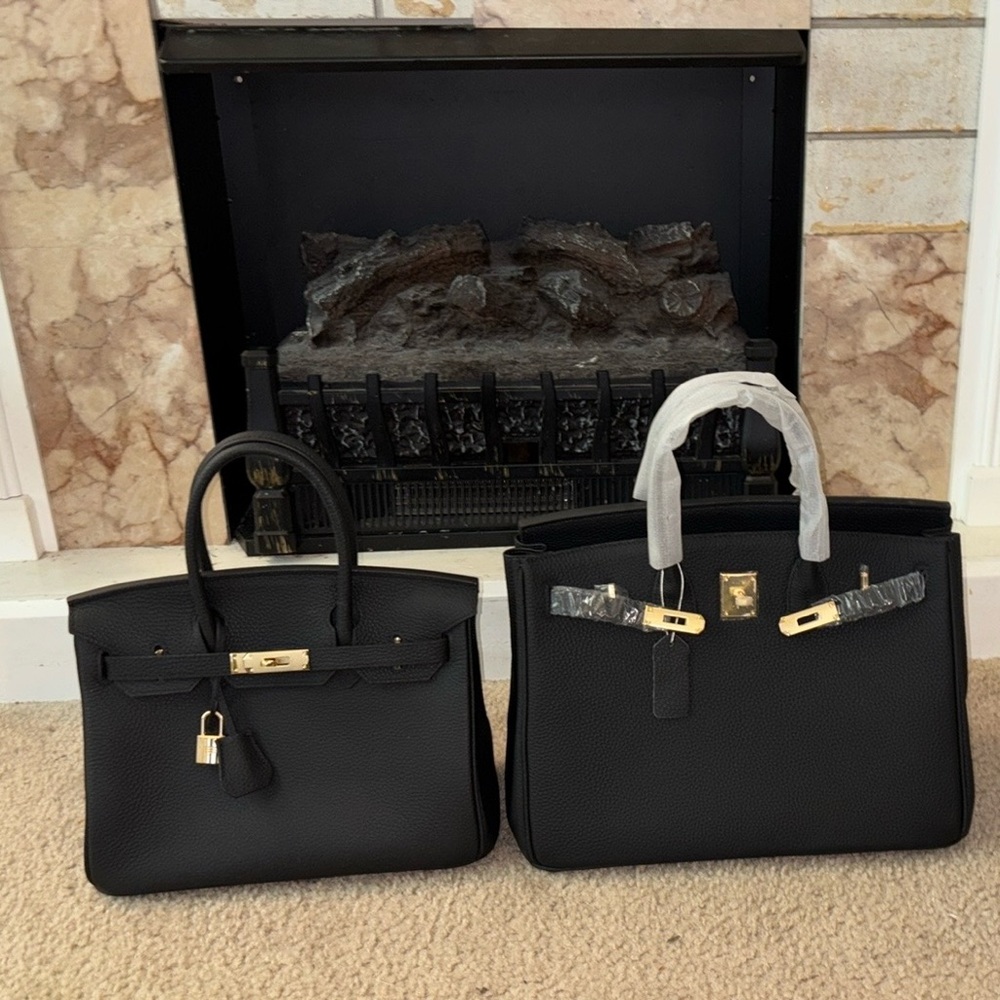 Genuine leather black